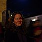 Sonia dans les rues d'Antigua au clair de lune...