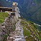 Chemin à descendre pour retourner au Machu Picchu